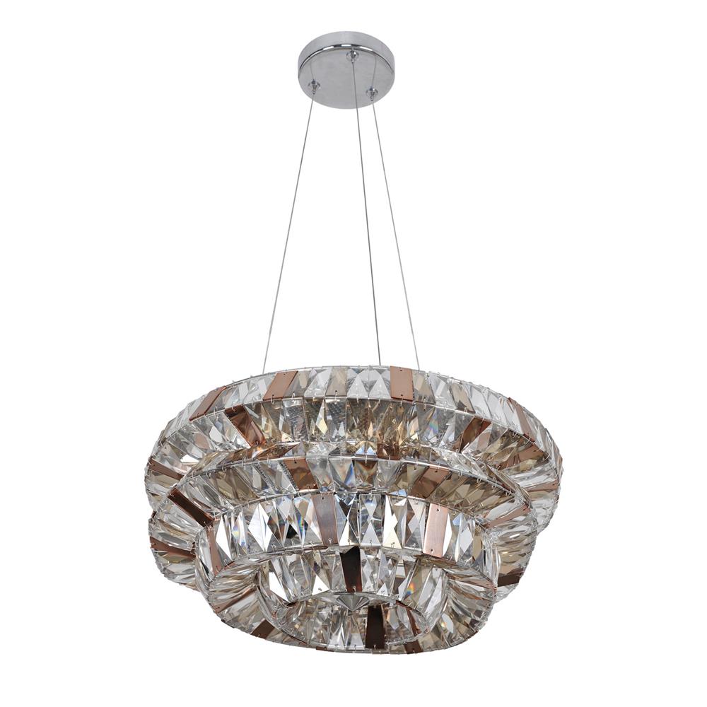 Allegri 026351-010-FR000 Gehry 18 Inch Round Pendant in Chrome